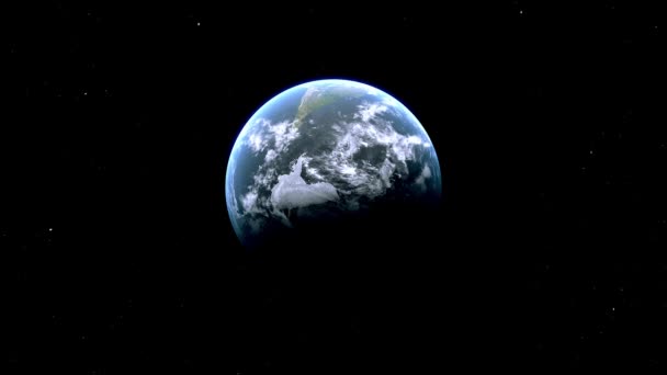 ウルグアイ国 空間から地球へのズーム — ストック動画