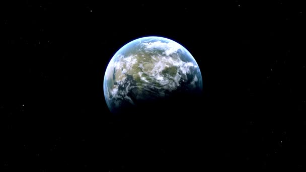 Russia Country Zoom Space Earth — Stockvideo