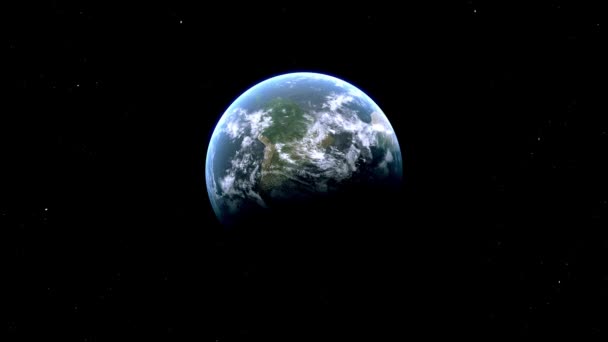 Kitts Und Nevis Land Zoom Vom Weltraum Zur Erde — Stockvideo