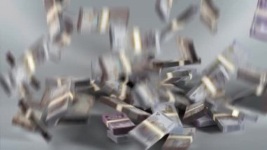 Suriye Banknotları Para / Suriye Lirası veya Pound / Para Birimi veya. SYP Paketleri Düşüyor