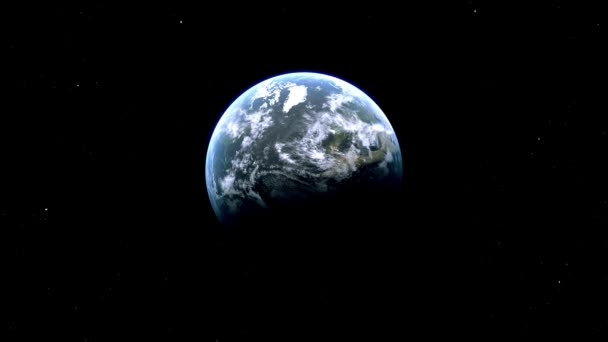 Grónsko Země Zoom Space Earth — Stock video