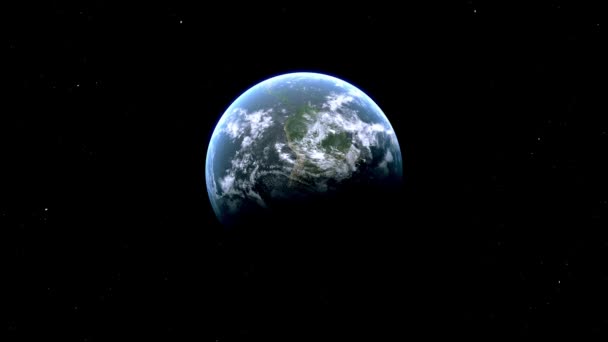 Kajmanské Ostrovy Země Přiblížit Vesmíru Zemi — Stock video