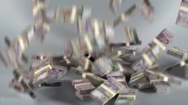 Haiti Banknotları Para / Haitili kabak / Para Birimi G / HTG Paketleri Düşüyor