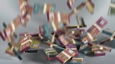 Lübnan Banknotları Para / Lübnan Pound / Para Birimi / LBP Paketleri Düşüyor