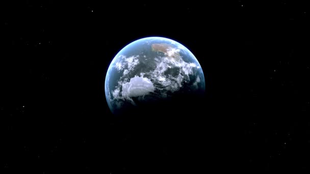 Geraldton City Zoom Austrália Espaço Terra — Vídeo de Stock