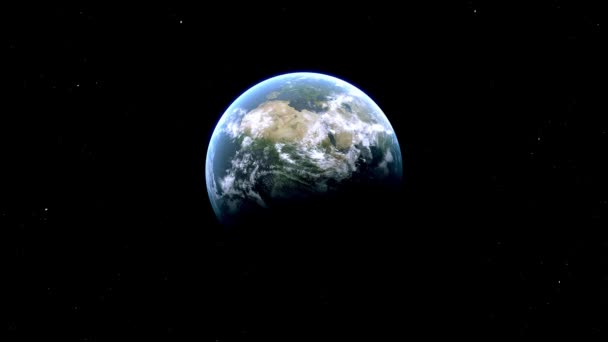 Масштаб Карты Римини Италия Космоса Землю — стоковое видео
