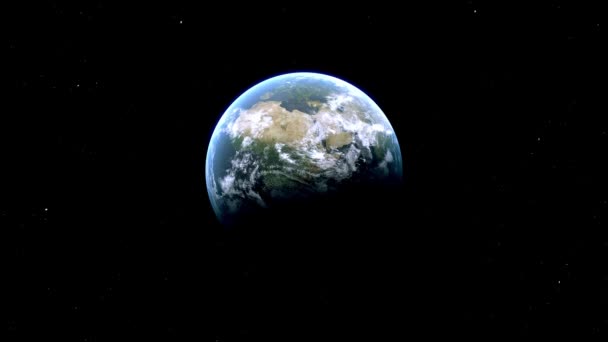 スラヴォンスキー ブロッドシティ マップ 宇宙から地球までのズーム — ストック動画