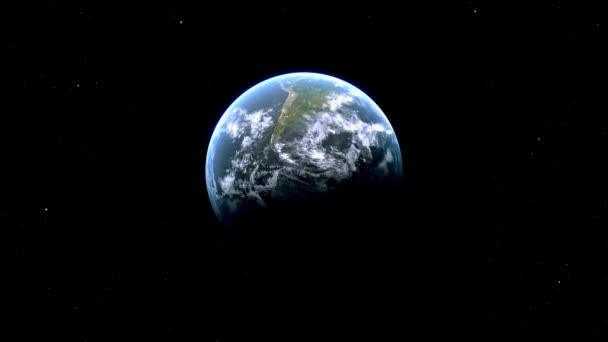 Sacaba City Map Zoom Bolivia Space Earth — Αρχείο Βίντεο