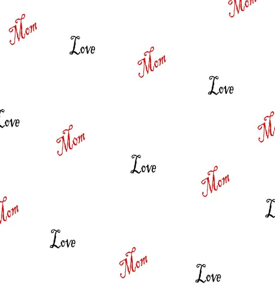 Love Mamma Design Med Vit Bakgrund — Stockfoto