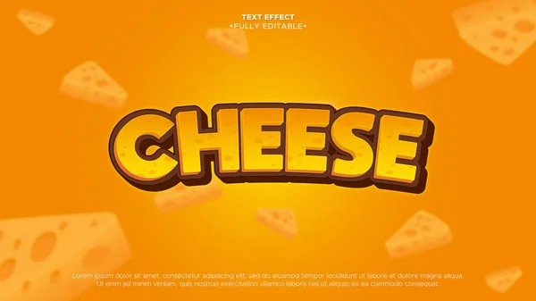 cheese animated 3d text effect