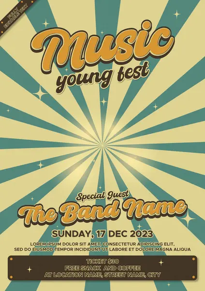 Music Young Fest Poster Template