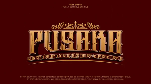 3d retro and classic text effect