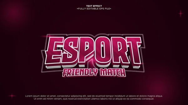 Esport Logo Text Effect