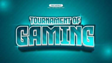 Oyun 3B ve Gelecek Metin Efekti Tam Düzenlenebilir Yazı Tipi ve Metin Değiştirilebilir