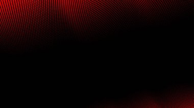 Siyah ve kırmızı noktalı yarım ton gradyan arkaplan