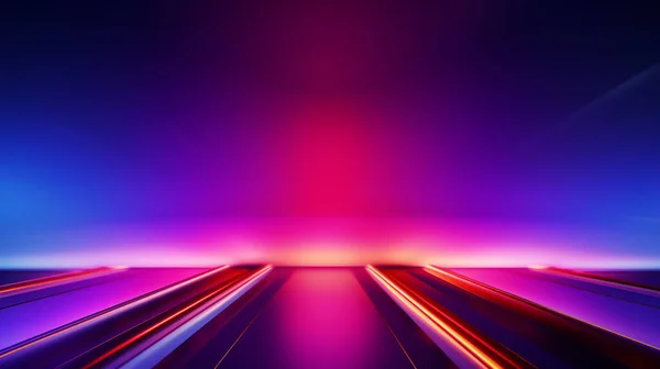 Abstract background, aesthetic background with gradient neon led light effect