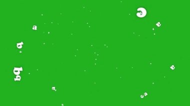 Yeşil ekranda Alfabenin Çıkarılması 