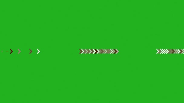 Mermi Okları Yeşil Ekran Leriye Gidiyor — Stok video