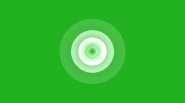 Canlı Gürültü Hoparlörü Efekti Yeşil Ekran Üzerinde 