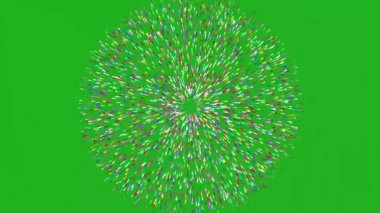 Merkezden yeşil ekran ile Zarif Spike Çıkarması