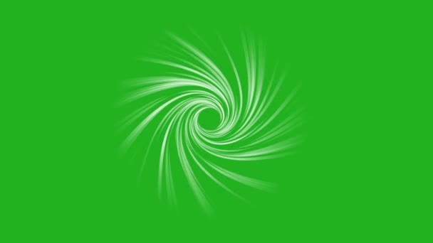 Estrellas Giratorias Una Espiral Pantalla Verde Videoclip