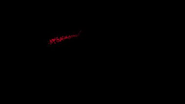STAR üzerinde koyu ekran arkaplan ile küçük kırmızı renkli parçacıkları izleme