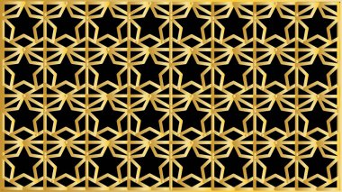 Dikişsiz art deco desen