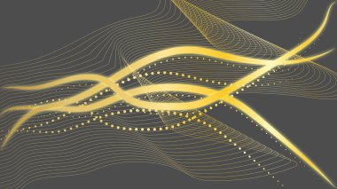 Soyut altın arka plan. Vektör çizimi. 10 saniye.