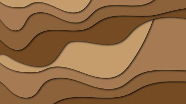 Kahverengi ve bej dalgalı soyut arkaplan