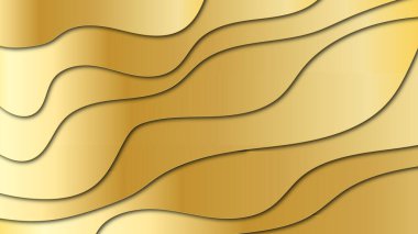Soyut arkaplan ve altın gradyan rengi. Poster ve afiş için tasarım elemanı. vektör illüstrasyonu