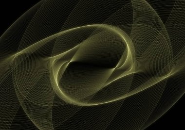 Dijital fraktal resimlerinden birinin resmi