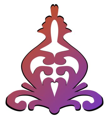 karikatür karalama Noel ağacı, vektör illüstrasyonu