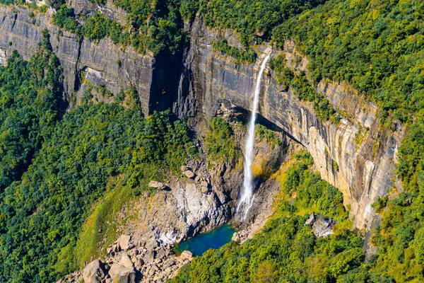 Nohkalikai Falls View point, Nohkalikai Road, Cherrapunji, Meghalaya, India