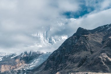 Karla kaplı dağ zirveleri, Nepal 'deki dağ, Everest Dağı ülkesi