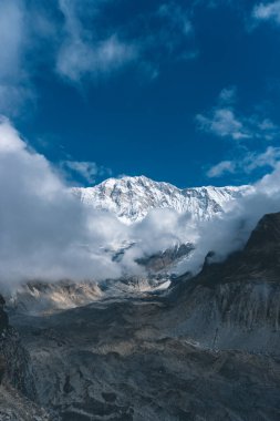 Karla kaplı dağ zirveleri, Nepal 'deki dağ, Everest Dağı ülkesi
