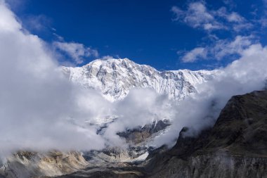 Karla kaplı dağ zirveleri, Nepal 'deki dağ, Everest Dağı ülkesi