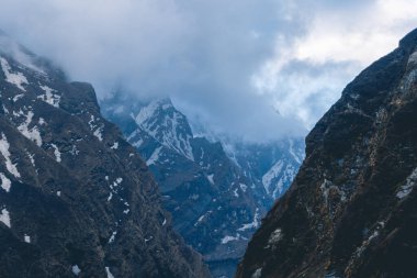 Nepal 'deki Dağ, Annapurna Saha Kampı, Machapuchare Dağı, Annapurna Trekking, Nepal' de Seyahat, Nepal 'in Güzelliği