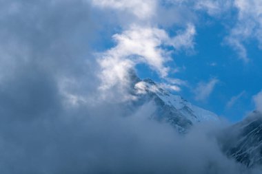 Nepal 'deki Dağ, Annapurna Saha Kampı, Machapuchare Dağı, Annapurna Trekking, Nepal' de Seyahat, Nepal 'in Güzelliği