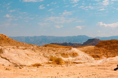 rocky mountains in the desert Timna Park
