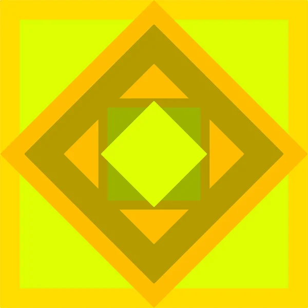 Abstrakcyjne Geometryczne Tło Trójkątami Kwadratami Rombami Ilustracja Wektora — Wektor stockowy