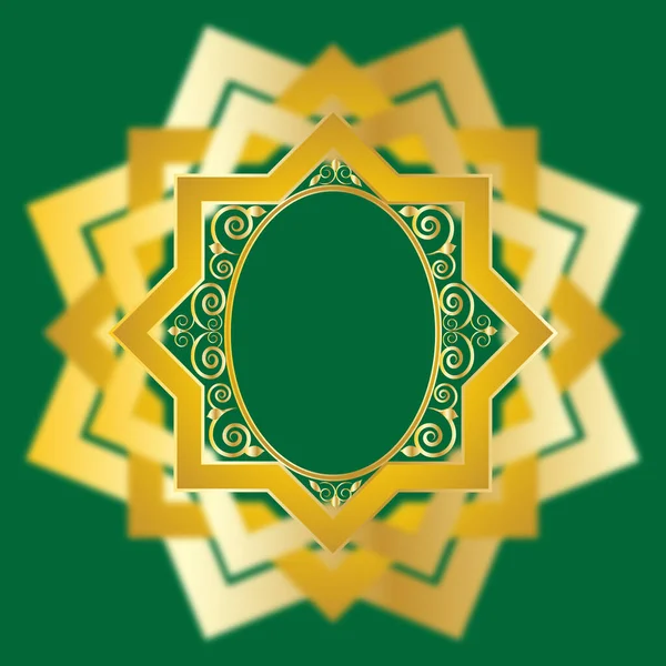 Kreisförmigen Geometrischen Hintergrund Mit Mandala Illustration Kreatives Und Elegantes Kunstdesign — Stockfoto