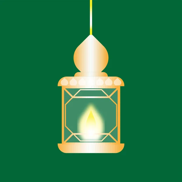 Лампа Фонарь Свечи Свечи Значок Горящей Лампочки Изолированная Плоская Иллюстрация — стоковое фото
