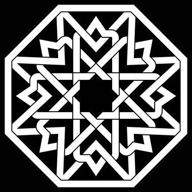 soyut siyah - ve - tasarım ve dekorasyon için beyaz desen.