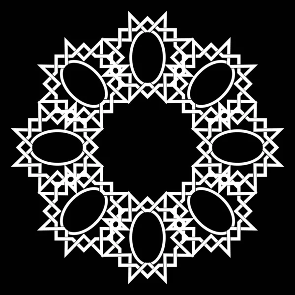 Αφηρημένο Μαύρο Και Λευκό Μοτίβο Για Σχεδιασμό Και Διακόσμηση — Φωτογραφία Αρχείου