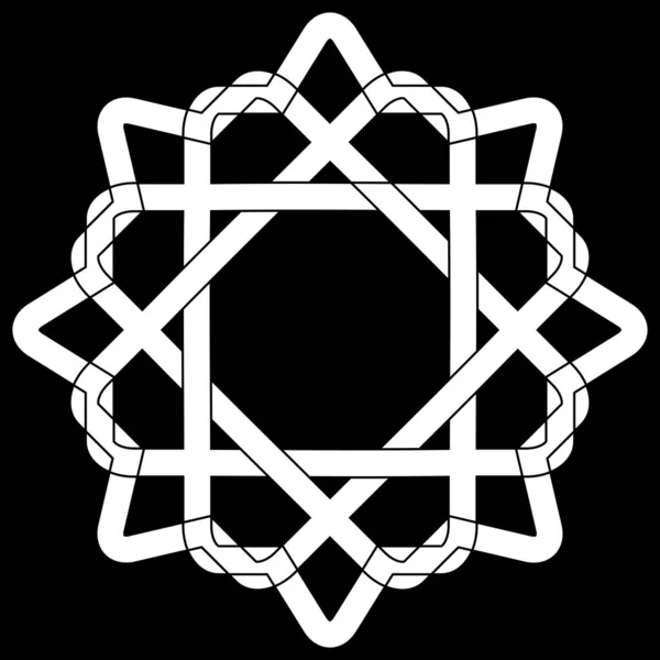Ισλαμικός Σχεδιασμός Αφηρημένο Μοτίβο Διανυσματική Απεικόνιση Γεωμετρικού Μοτίβου Ισλαμικά Στοιχεία — Διανυσματικό Αρχείο