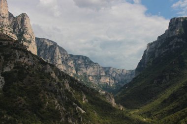 Yunanistan 'ın kuzeybatısındaki manzara