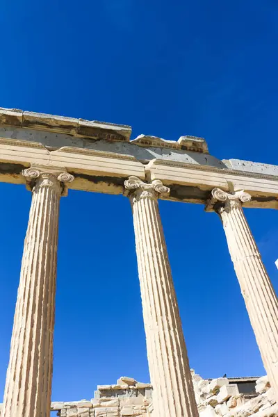 stock image Delve into Ancient Greece's allure through the Parthenon's marble elegance, a beacon for tourism amid historical splendor and cultural richness