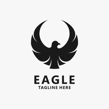 Karga kuş logosu tasarımı