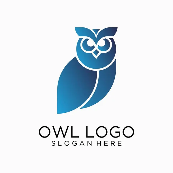 Owl Bird Logo Design — Image vectorielle