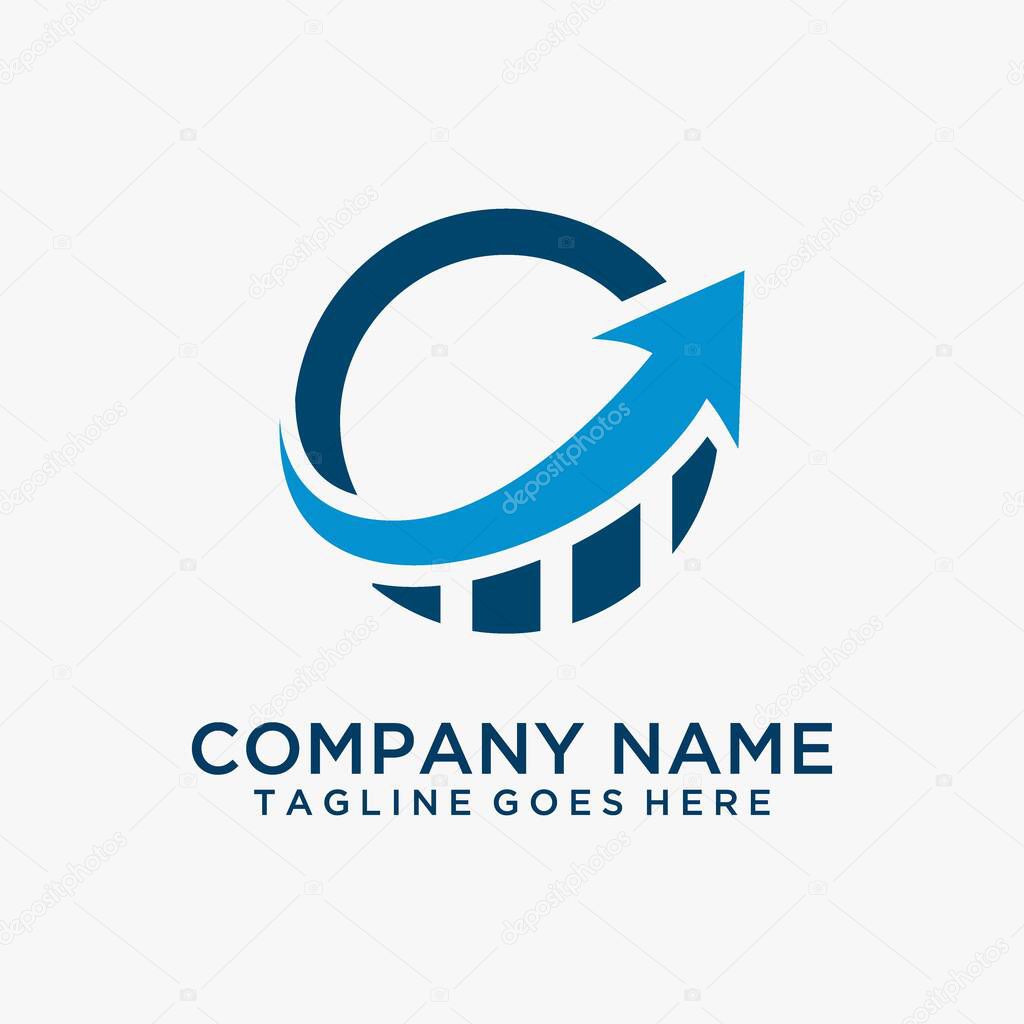 Business growth logo design